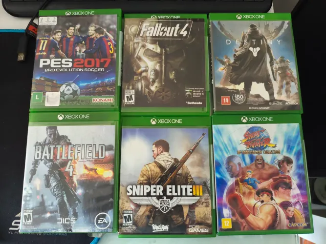 PES 2017- Fallout 4 -Destiny-Battlefield 4-Sniper Elite 3-Super Street fighter 30 anos.