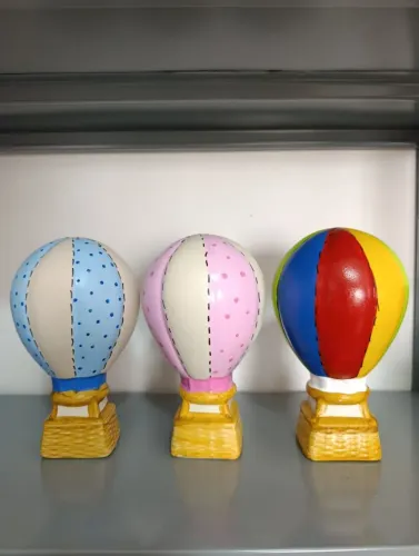 Cerâmica balão em cerâmica decoração Pegue e monte