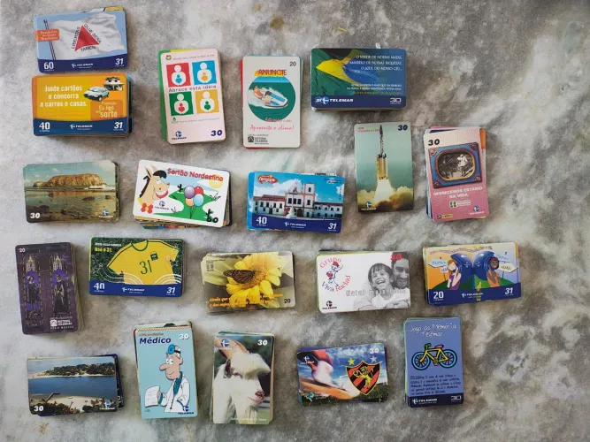 CARTÕES DE TELEFONE PÚBLICO 