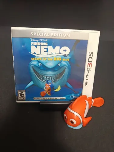 Jogo 3ds Procurando Nemo + Boneco 