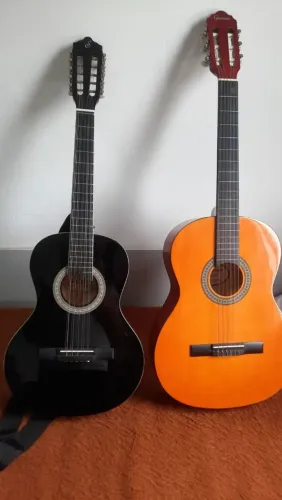 Viola e violão com capas