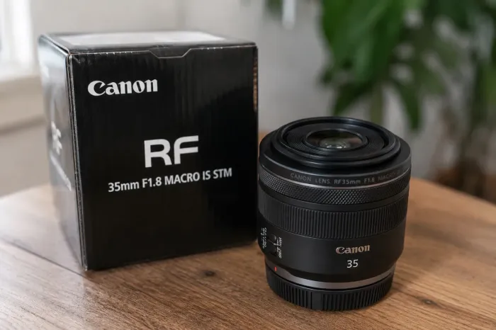 Lente Canon RF 35mm 1.8 macro