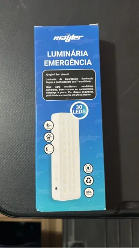 Luminária de emergência 30 leds 