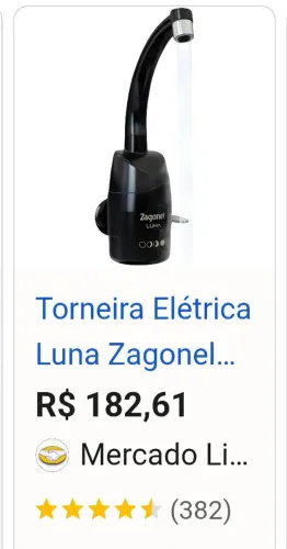 Vendo Torneira elétrica e chuveiro elétrico!