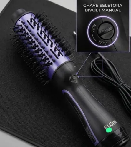 Escova Secadora Agile Glossy Elgin 1200w Bilvolt<br>