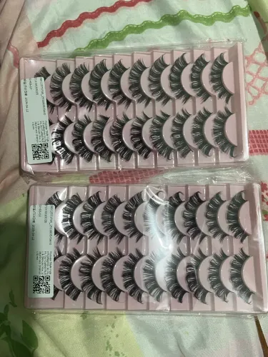 2 Cartelas de Cilios com 10unid CADA