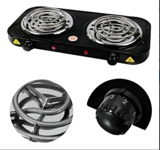 Fogão Cooktop Elétrica2 Bocas 2500w Chefexpress Color Cor Preto