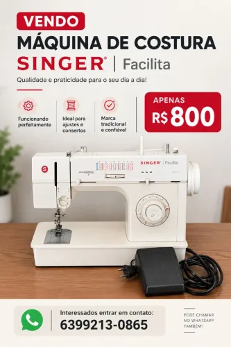 Máquina de Costura Singer Facilita