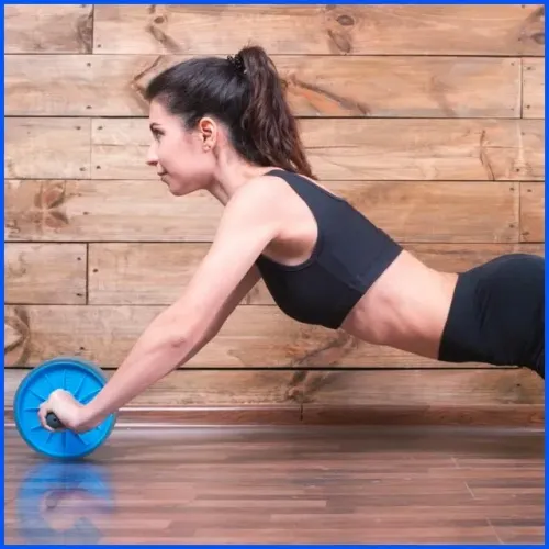 Rolo de exercícios para abdômen e lombar abwheel fit Novo