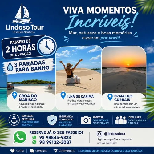 PASSEIO DE BARCO NA RAPOSA MA