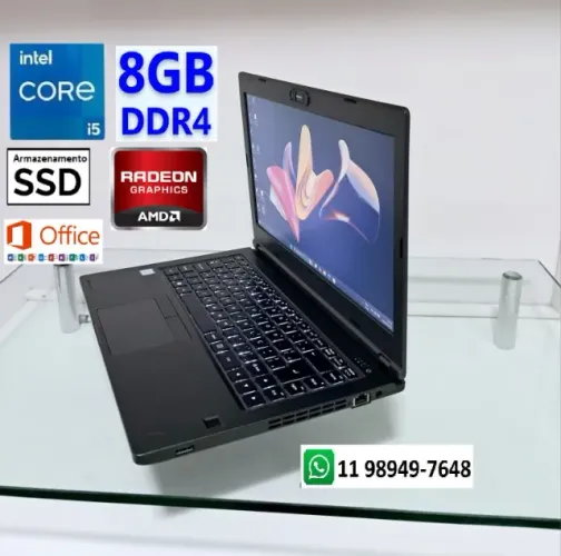 Notebook Gamer Leve Blackstone | Core i5 + Placa Dedicada AMD R7 | SSD 256GB (Baratissimo)