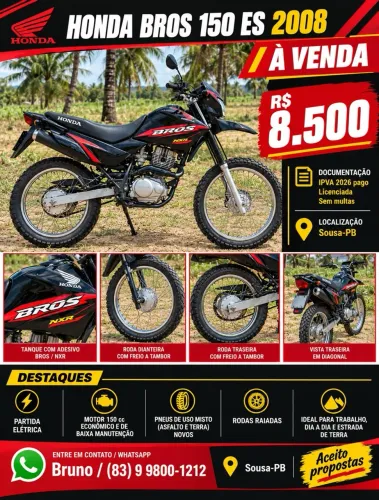 Honda NXR 150 Bros ES 2008