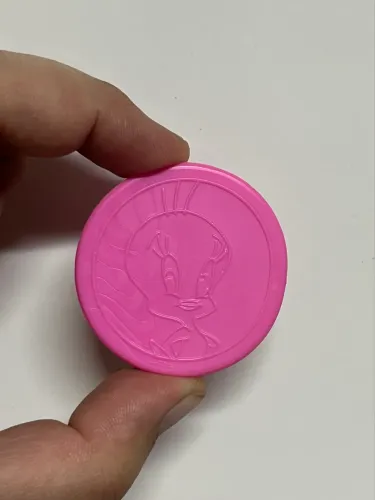 Tazo Master raro Piu Piu (rosa) Looney Tunes Original ..