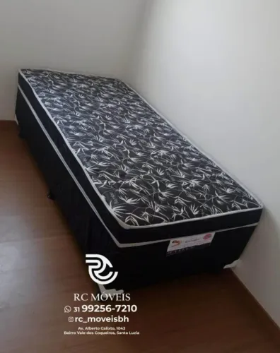 Base box solteiro 88x1.88 Molas Ensacadas Acoplado Direto da Fábrica - Aproveite!