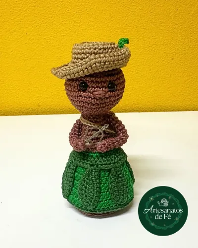 Amigurumi Crochê Oxóssi - Orixás Umbanda