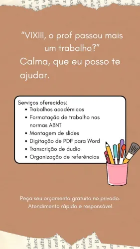 Digitação e Formatação de Trabalhos - Preço Acessível