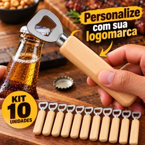 10 Abridores de Garrafa Personalizados a Laser