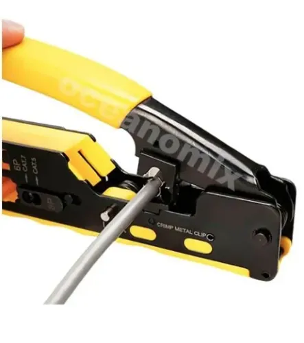 Alicate de GRIMPAR RJ45 VAZADO CAT5 6 7 