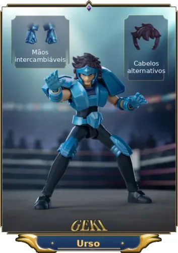 Cavaleiros do Zodiaco Galaxy Version Wave 4 - Geki de Urso
