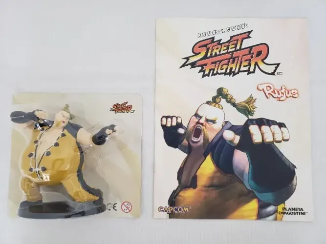 RUFUS coleção Street Fighter Deagostini - Lacrado + Fascículo