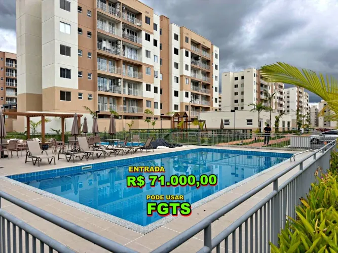 Condomínio Park Golf Apartamento 2 Quartos sendo 1 Suíte / Colônia Japonesa / parque dez -
