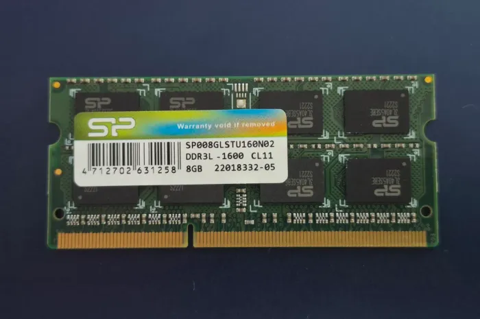 Memoria RAM DDR3L 1600 8GB SODIMM notebook