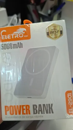 Carregador portátil por indução 5000mah