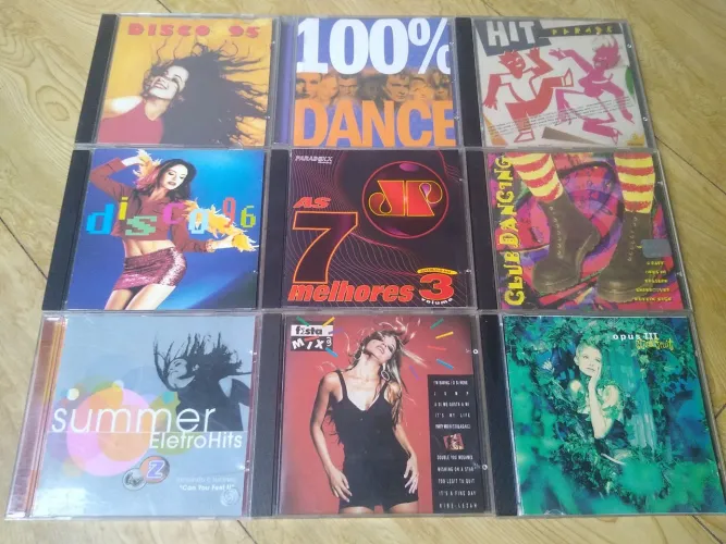 Cd's Dance e Música Eletrônica, Originais Em Estado de Novos.