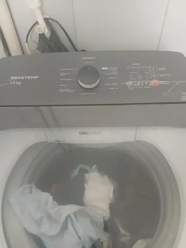 Máquina de lavarbrastemp 13kg branca com ciclo tira manchas