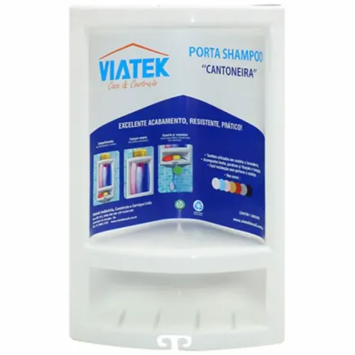 Prateleira/Suporte/Porta shampoo/Cantoneira em PVC