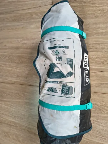Barraca Quechua usada para 3 pessoas