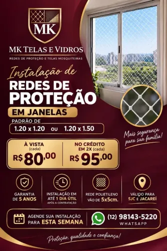 Redes de Proteção/Telas de Proteção