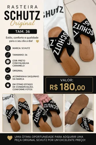 Rasteirinha Schutz 36