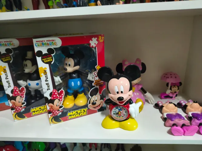 Lote 7 Bonecos Mickey Originais 