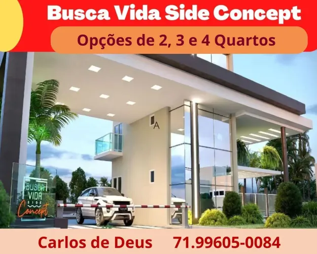 Busca Vida Side Concept,  Casa 2 quartos, 70 m², 2 vagas, Área de Lazer,  Abrantes....