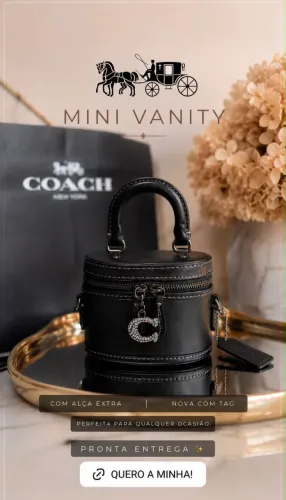 Mini bolsa Coach vanity