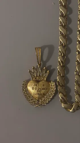 Corrente banhada a ouro 18K