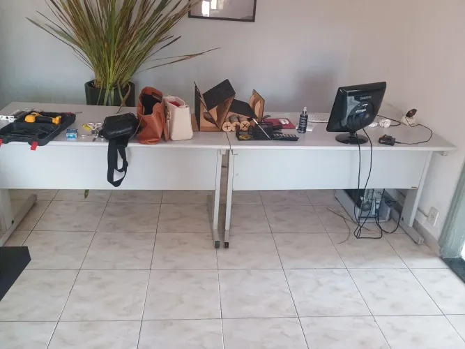 5 Mesas de escritório 1 em L