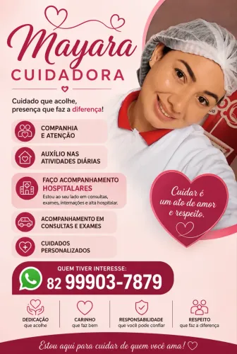 Olá Sou Cuidadora!!!!