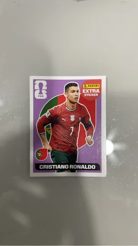 Cristiano Ronaldo Bordô Figurinha Extra Legend 2026