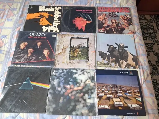 Lote de LPs (Discos de Vinil) Rock e Pop
