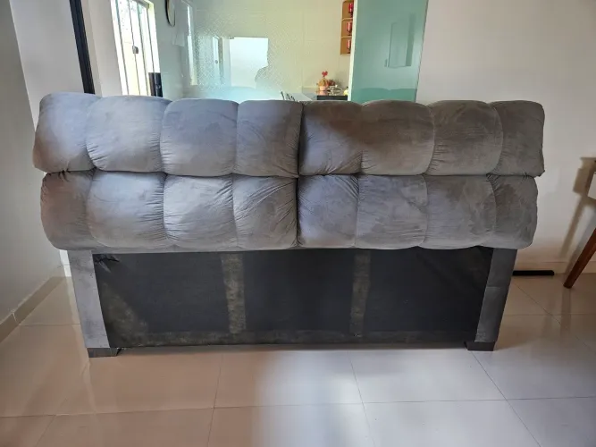 Cabeceira estofada para cama super king