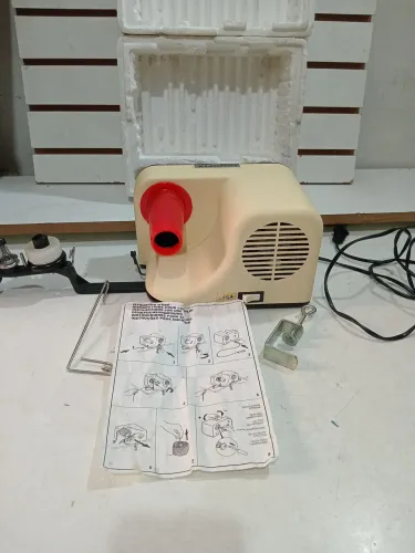 Antiga máquina de enrolar linha Lanofix elétrica 110V 