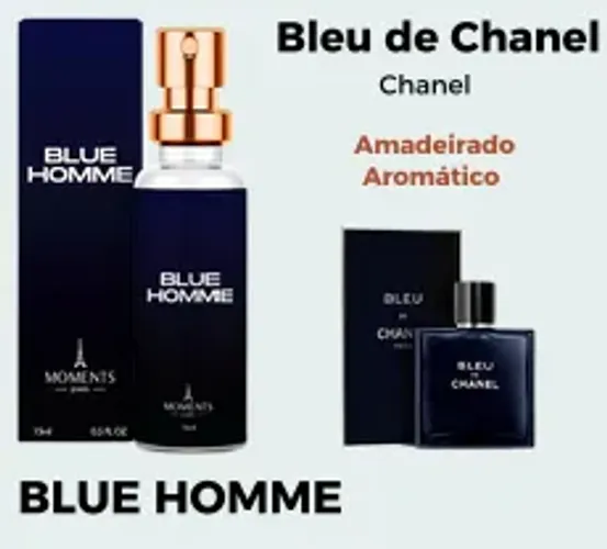 Perfume Masculino Blue Homme 15 ml Moments Paris