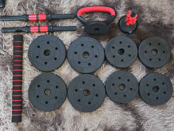 Vendo Kit De Halteres E Halterofilismo Regulável