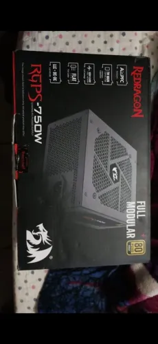Fonte Redragon RGPS 750W 80Plus Gold Full Modular