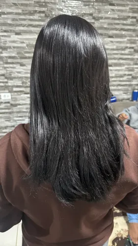 Lace Preta Lisa Orgânica Resistente ao Calor - Ótimo Estado
