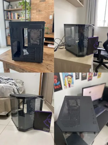 Gabinete Gamer Mancer CV700M Aquário - Novo / Sem Uso + 2 Fans