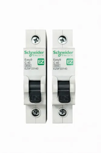 Kit 2 Disjuntor Unipolar 40a Curva C Din - Easy9 Schneider