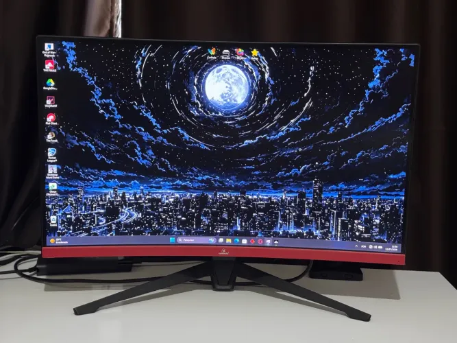 Monitor Concórdia Gamer Curvo 27" 165hz 1ms Full Hd para sair hoje